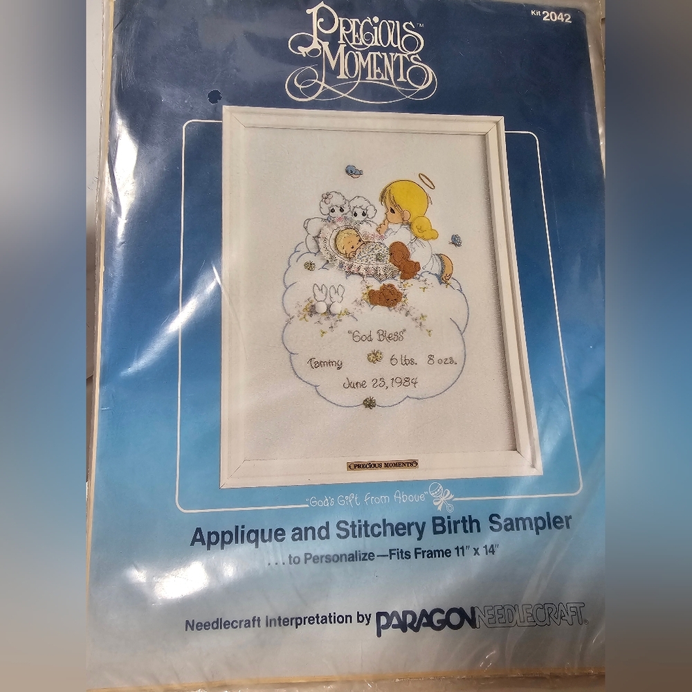 Precious Moments Birth Sampler Needlecraft Kit